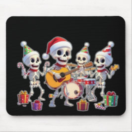 Mousepad Funny Skeleton Band Christmas & New Year – 3D Cart