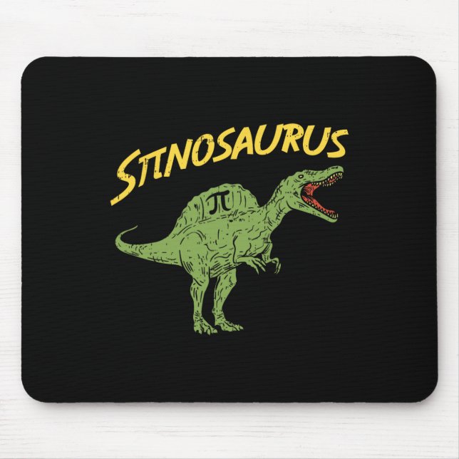 Mousepad Funny Spinosaurus Pi Day Shirt Math Dinosaur Gift  (Frente)