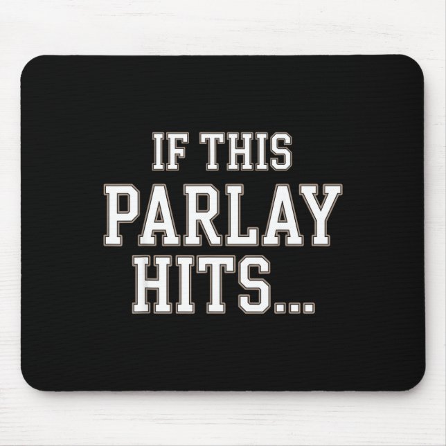 Mousepad Funny Srts Betting Design For Men Women Srts Gambl (Frente)