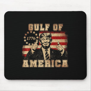 Mousepad Funny Trump Golfo Dos Eua América 2025 Trump Merch