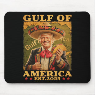 Mousepad Funny Trump Golfo Dos Eua América 2025 Trump Merch