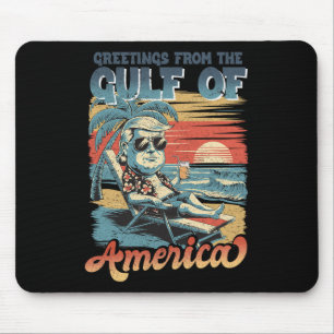 Mousepad Funny Trump Golfo Dos Eua América 2025 Trump Merch