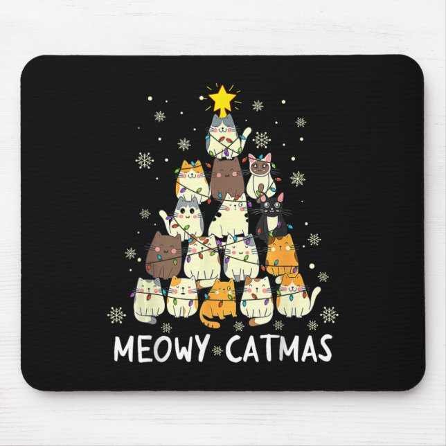 Mousepad Funny Xmas Spread Kindness Like Snowflakes Merry C (Frente)
