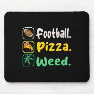 Mousepad Funy Tee Football Pizza Weed For Lovers Halloween