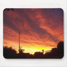 Mousepad Furacão chegando ao pôr do sol