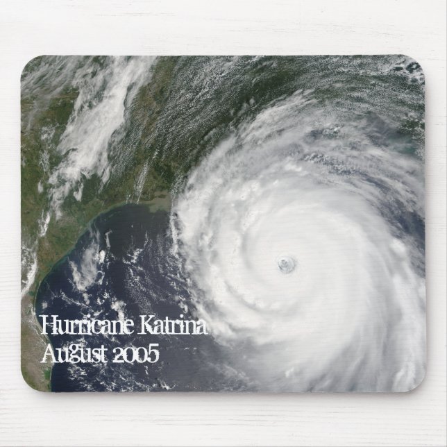 Mousepad Furacão Katrina Satellite Image, agosto de 2005 (Frente)
