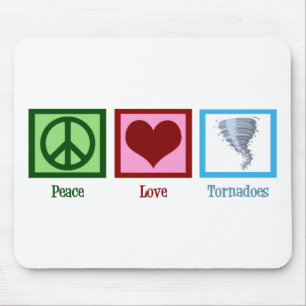 Mousepad Furacões do amor da paz