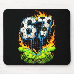 Mousepad Futebol 67 Crianças Sorvete Gotejamento Engraçado