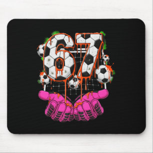 Mousepad Futebol 67 Seis Sete Divertido Meme Gen Alpha Drip