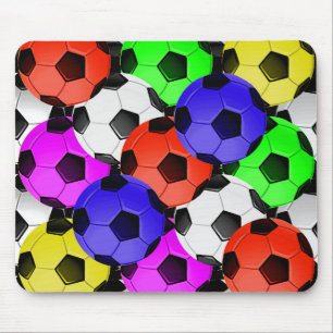 Mousepad Futebol americano multicolorido
