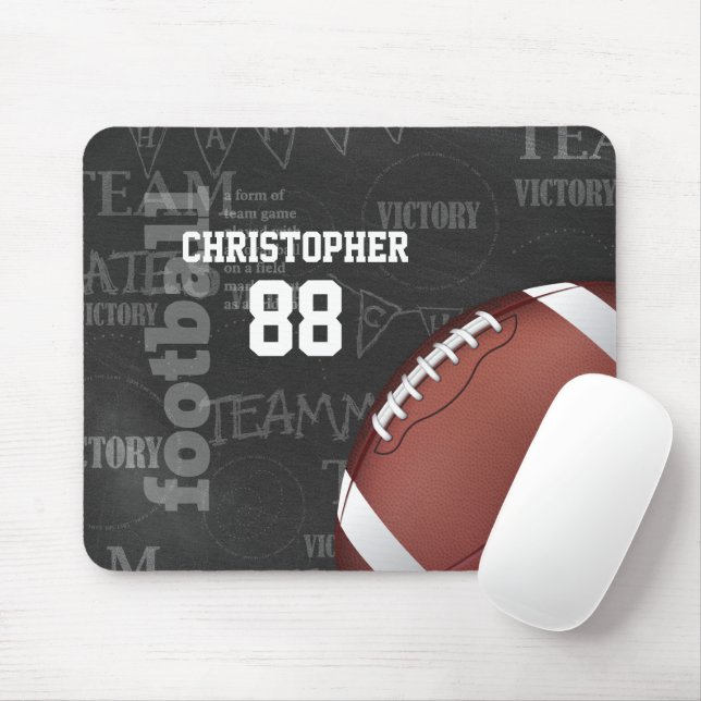 Mousepad Futebol americano personalizado (Com mouse)
