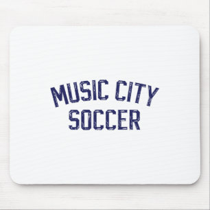 Mousepad Futebol Antigo Nashville Music City Futebol Retro 