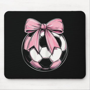 Mousepad Futebol Byll Rosa Coquette Laço Fita Delicada Meni