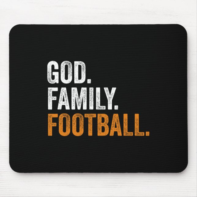 Mousepad Futebol da família Deus (Frente)