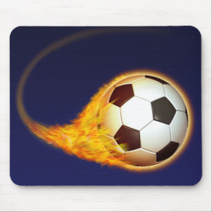 Mousepad Futebol de ardência do futebol