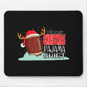 Mousepad Futebol de Natal Ball Santa Hemorragia Esporte Xma