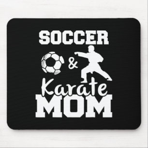 Mousepad Futebol E Karate Mãe Jogador De Futebol Engraçado