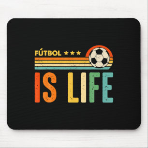 Mousepad Futebol É Vida Amante do Futebol Futebol Engraçado