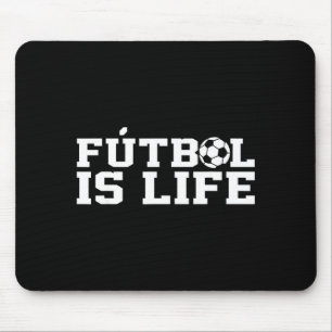 Mousepad Futebol É Vida Futebol Engraçado Amante de Futebol