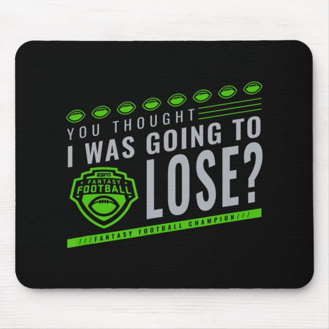 Mousepad Futebol Fantástico Que Pensou Que Ia Perder (Frente)