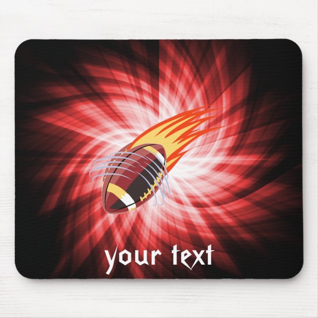 Mousepad Futebol Flaming; Vermelho (Frente)