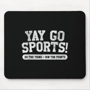 Mousepad Futebol jogador de basquete divertimento YGo Espor