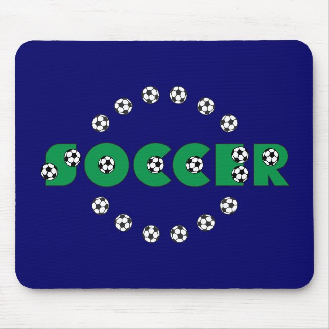 Mousepad Futebol no verde (Frente)