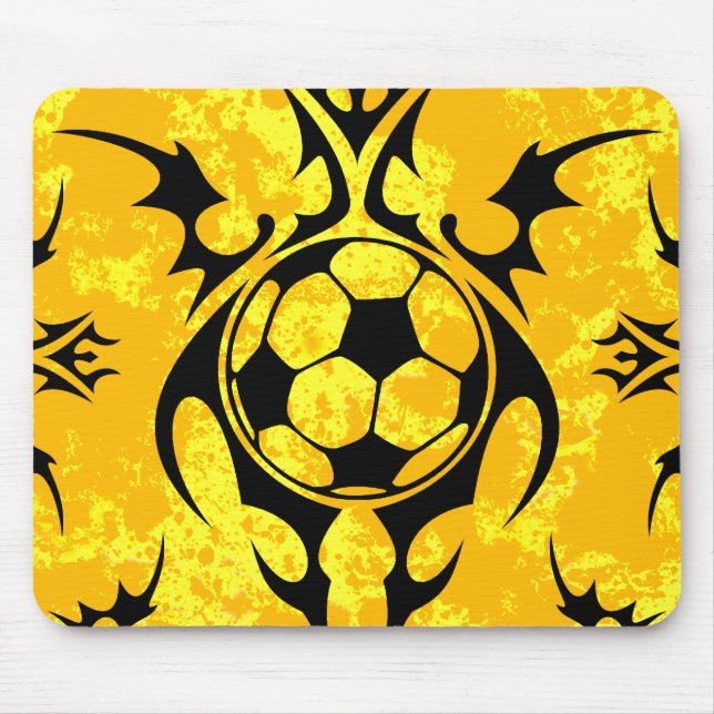 Mousepad futebol, tribal. (Frente)