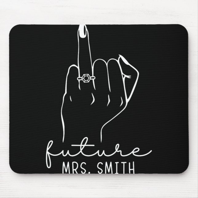 Mousepad Futura Sra. Smith Nova Noiva Para Ser Noiva Bachar (Frente)