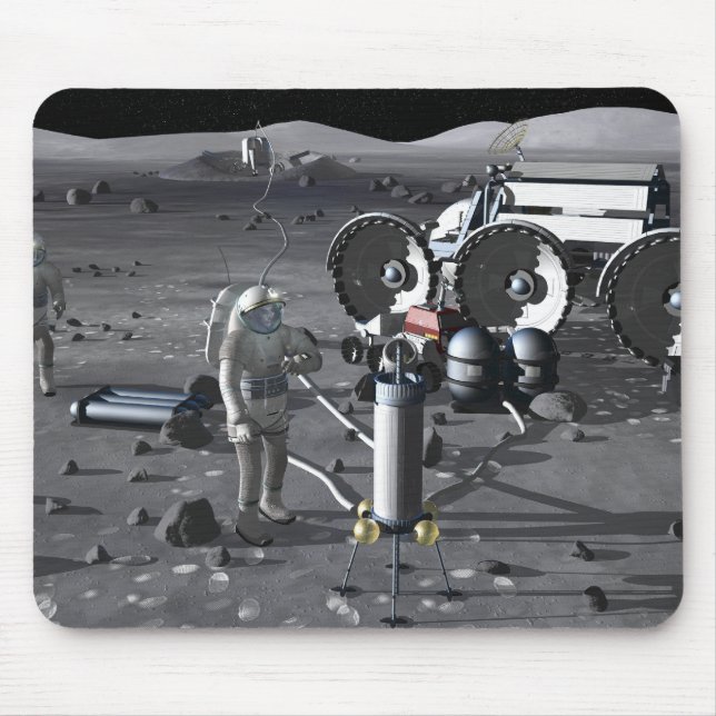 Mousepad Futuras missões de exploração do espaço 2 (Frente)