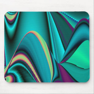 Mousepad futurista, Abstrato Arco-íris