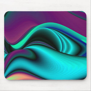 Mousepad futuristic, arco-íris Abstractas