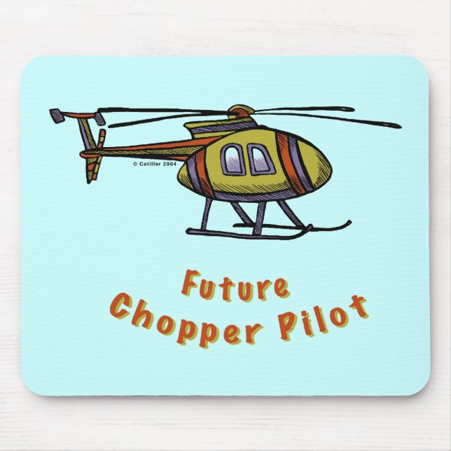 Mousepad Futuro piloto de helicóptero (Frente)