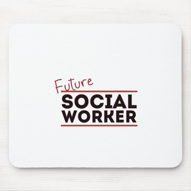 Mousepad Futuro trabalhador social (Frente)