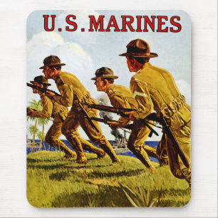 Mousepad Fuzileiros navais dos EUA ~ Soldados do Mar