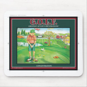 MOUSEPAD G.O.L.F. GRANDE DAS FRUSTRAÇÕES DA VIDA