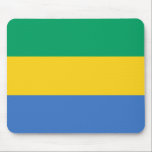 Mousepad Gabão Flag<br><div class="desc">Produtos de Sinalizador Mundial Personalizáveis - Sinta-se livre para adicionar seu próprio texto.</div>