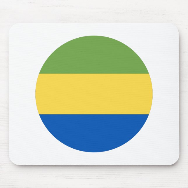 Mousepad Gabão Flag (Frente)