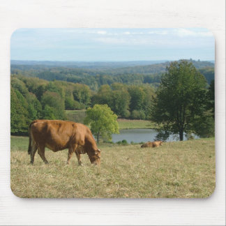 Mousepad Gado de Limousin no Creuse