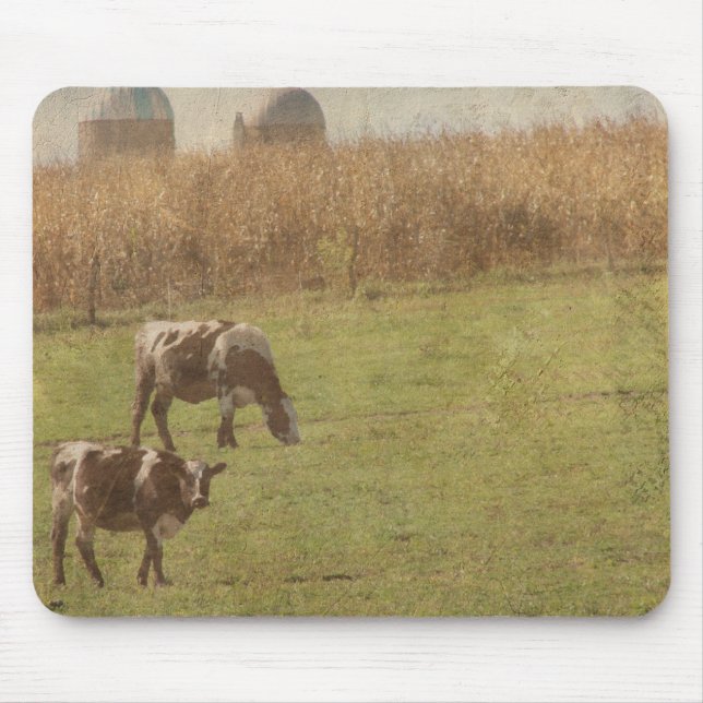 Mousepad gado leiteiro em pastagem (Frente)