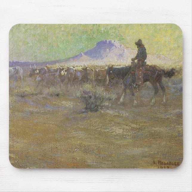 Mousepad Gado-vaqueiro, de Lon Megargee (Frente)