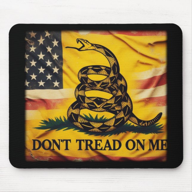 Mousepad Gadsen Flag Não Me Engana (Frente)