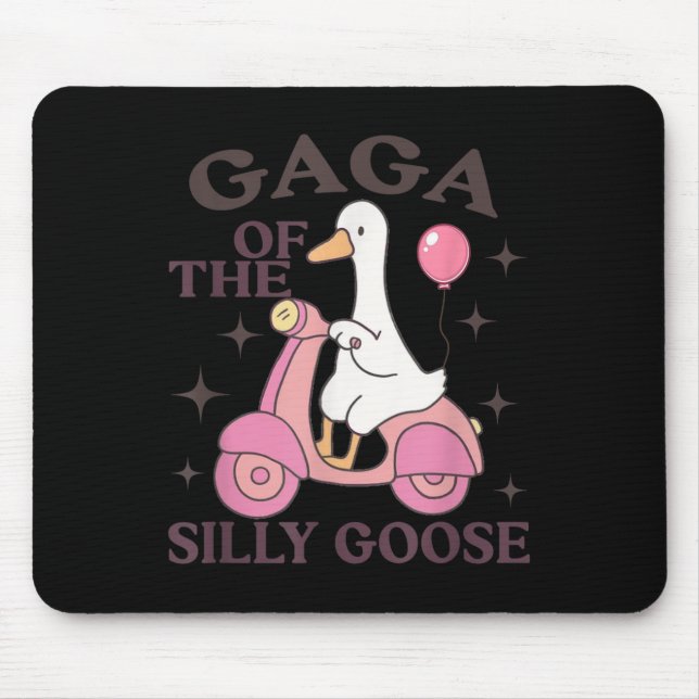 Mousepad Gaga Goose No Aniversário Engraçado Que Correspond (Frente)