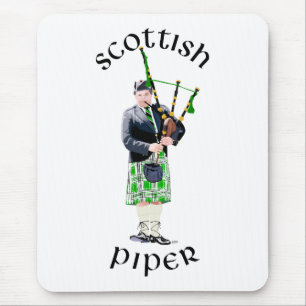 Mousepad Gaitista Gentleman com Kilt Verde