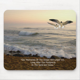 MOUSEPAD GAIVOTA & CITAÇÕES DO OCEANO