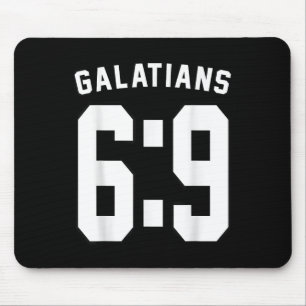 Mousepad Galatianos 6_9 Esporte Jersey Motivação Cristã A
