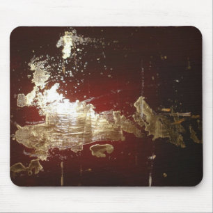 Mousepad Galáxia - Abstrato Expressionista Vermelho Castanh