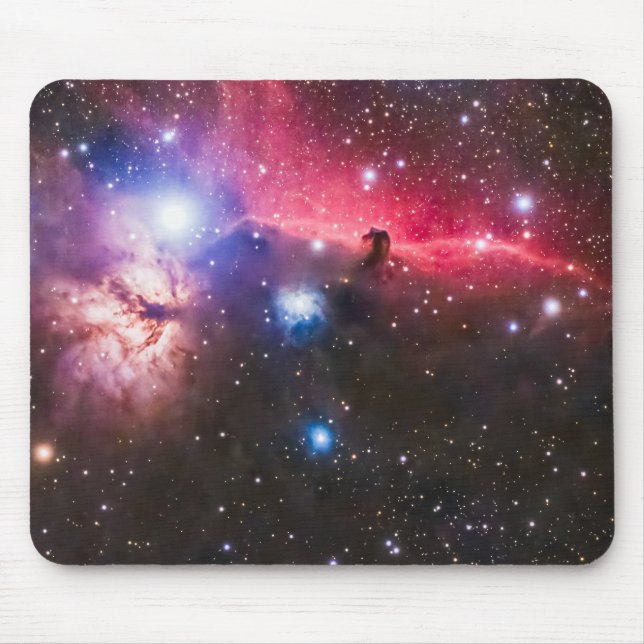 Mousepad Galáxia | Acessório de Mesa Espaço Nebulo (Frente)