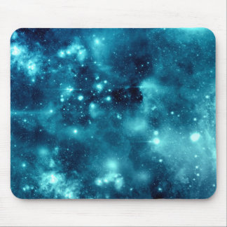 Mousepad Galáxia azul do espaço da astronomia da nebulosa
