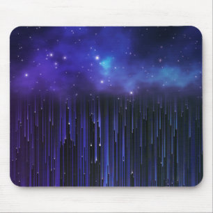 Mousepad Galáxia das luzes do Norte roxo